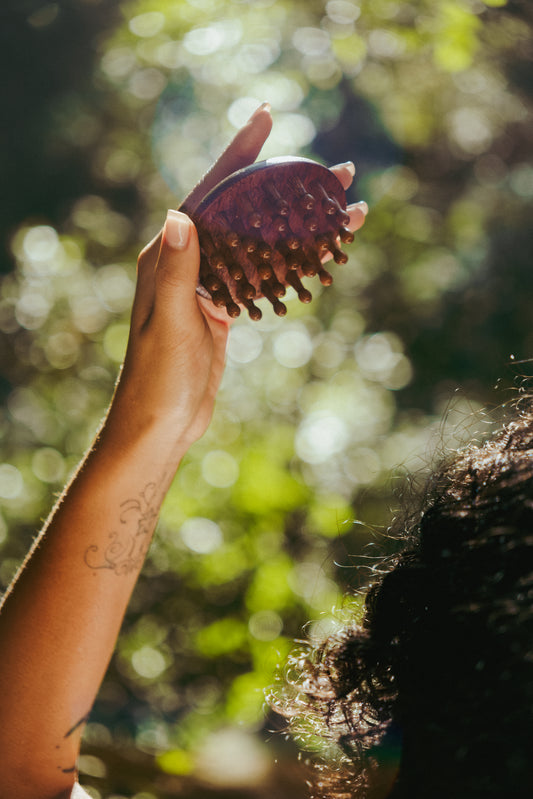 Wooden Scalp Massager