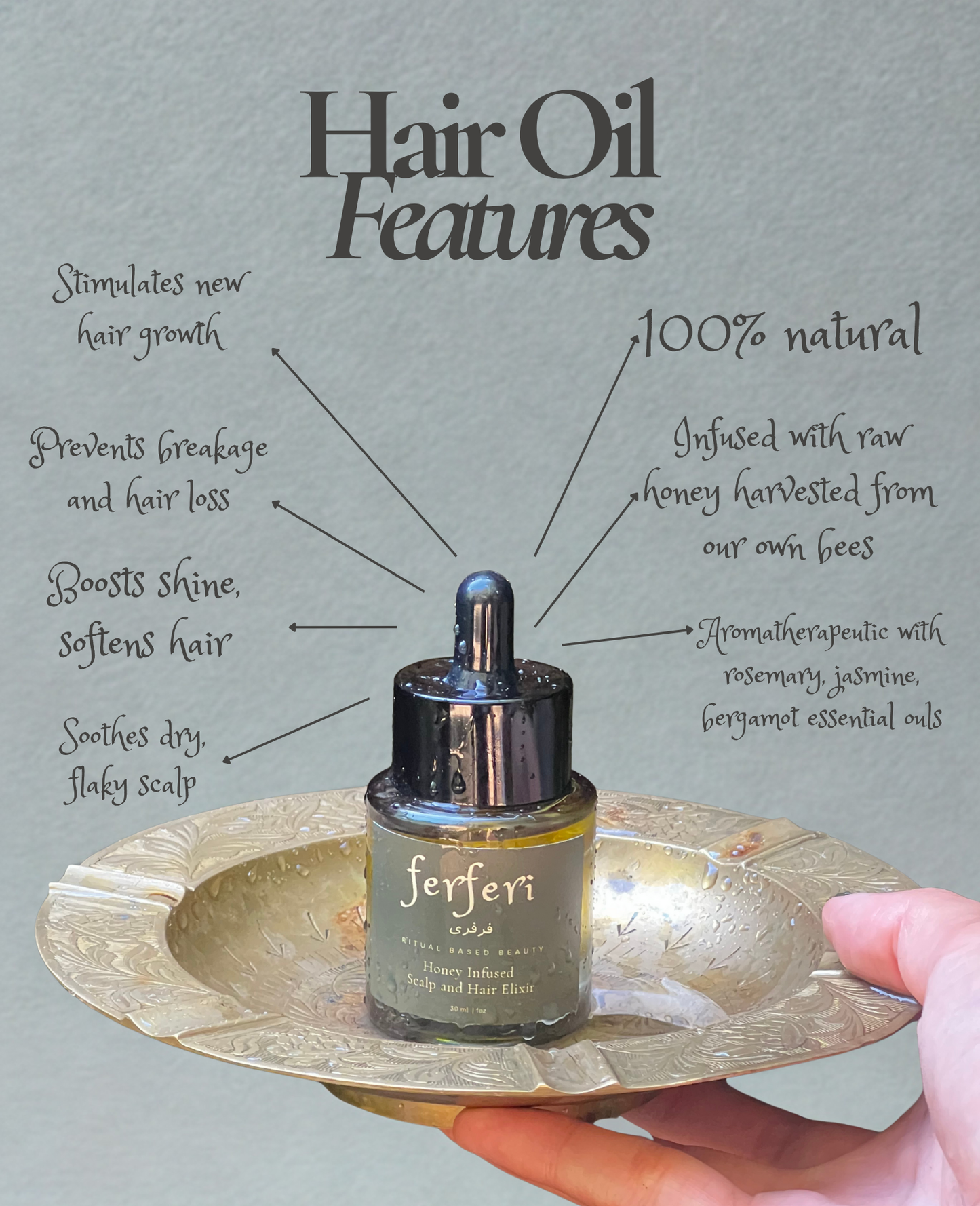 Honey-Infused Scalp and Hair Elixir